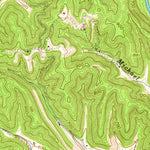 United States Geological Survey Glenwood, WV-OH (1958, 24000-Scale) digital map