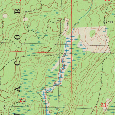 United States Geological Survey Glidden, WI (1984, 24000-Scale) digital map