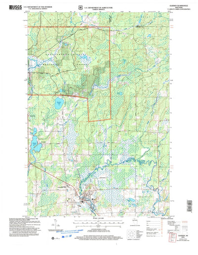 United States Geological Survey Glidden, WI (2005, 24000-Scale) digital map
