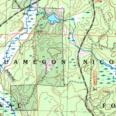 United States Geological Survey Glidden, WI (2005, 24000-Scale) digital map
