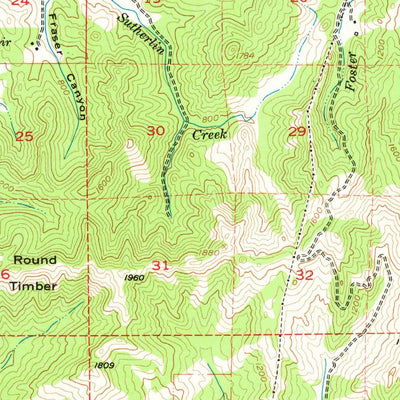 United States Geological Survey Glide, OR (1954, 62500-Scale) digital map
