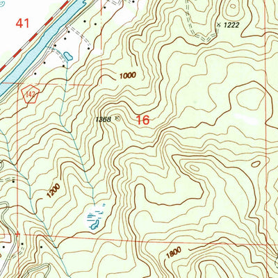 United States Geological Survey Glide, OR (1987, 24000-Scale) digital map