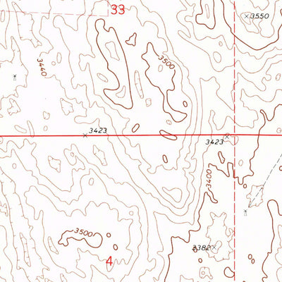 United States Geological Survey Glinn Ranch, NE (1971, 24000-Scale) digital map