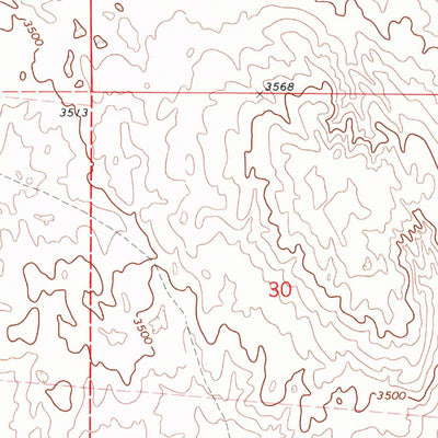 United States Geological Survey Glinn Ranch, NE (1971, 24000-Scale) digital map