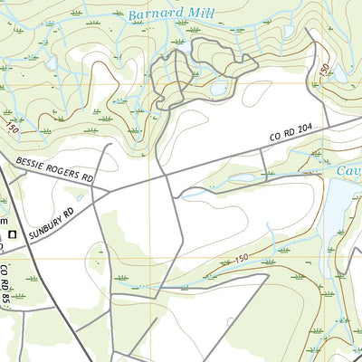 United States Geological Survey Glissons Millpond, GA (2020, 24000-Scale) digital map