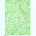 United States Geological Survey Glitter Lake, MI (1982, 25000-Scale) digital map