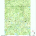 United States Geological Survey Glitter Lake, MI (1999, 24000-Scale) digital map