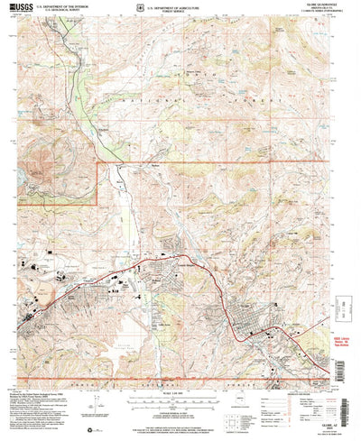 United States Geological Survey Globe, AZ (2004, 24000-Scale) digital map