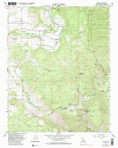 United States Geological Survey Globe, CA (1956, 24000-Scale) digital map