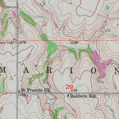 United States Geological Survey Globe, KS (1955, 24000-Scale) digital map