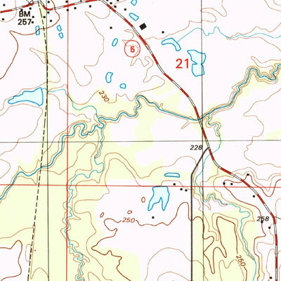 United States Geological Survey Gloster, LA (1994, 24000-Scale) digital map