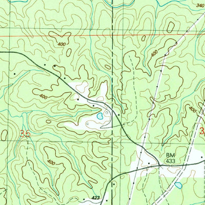 United States Geological Survey Gloster, MS (1988, 24000-Scale) digital map