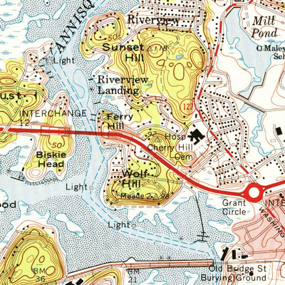 United States Geological Survey Gloucester, MA (1973, 24000-Scale) digital map