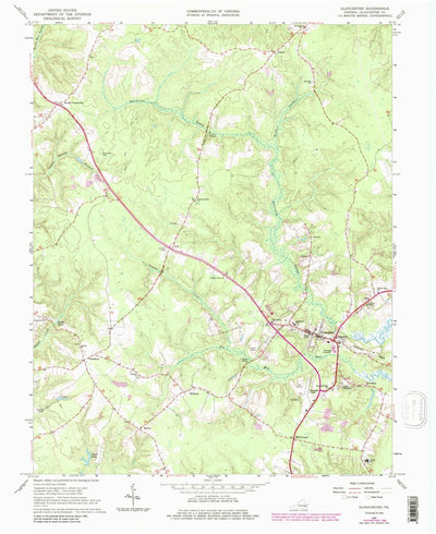 United States Geological Survey Gloucester, VA (1965, 24000-Scale) digital map