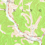 United States Geological Survey Glover Gap, WV (1960, 24000-Scale) digital map