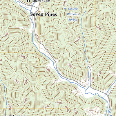 United States Geological Survey Glover Gap, WV (2023, 24000-Scale) digital map