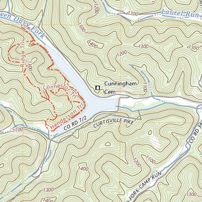 United States Geological Survey Glover Gap, WV (2023, 24000-Scale) digital map