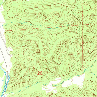 United States Geological Survey Glover, MO (1968, 24000-Scale) digital map