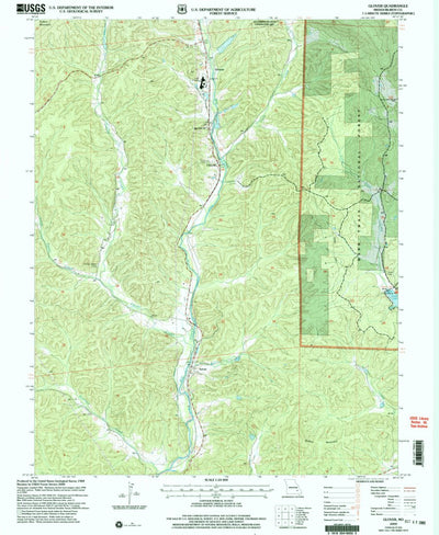 United States Geological Survey Glover, MO (2000, 24000-Scale) digital map