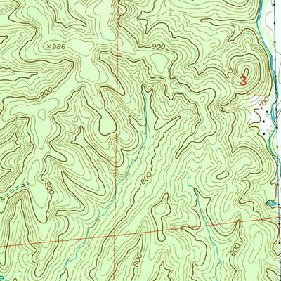 United States Geological Survey Glover, MO (2000, 24000-Scale) digital map