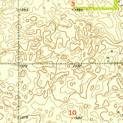 United States Geological Survey Glover, ND (1952, 24000-Scale) digital map