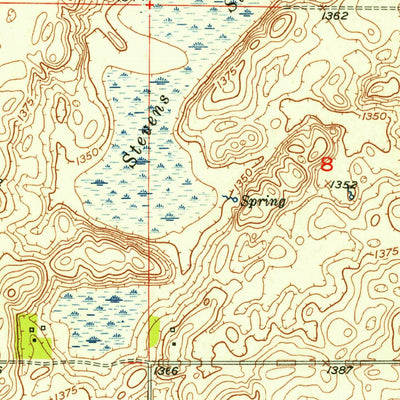 United States Geological Survey Glover, ND (1952, 24000-Scale) digital map