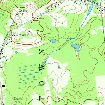 United States Geological Survey Gloversville, NY (1970, 24000-Scale) digital map