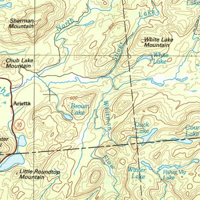 United States Geological Survey Gloversville, NY (1985, 100000-Scale) digital map