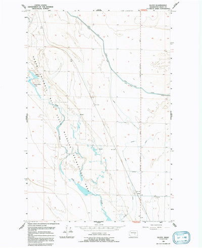 United States Geological Survey Gloyd, WA (1956, 24000-Scale) digital map