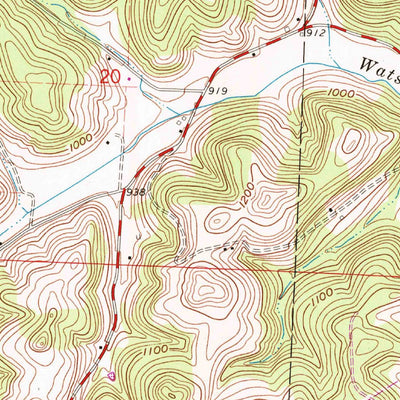 United States Geological Survey Gnadenhutten, OH (1962, 24000-Scale) digital map