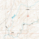 United States Geological Survey Goat Camp Spring, NM-AZ (1986, 24000-Scale) digital map