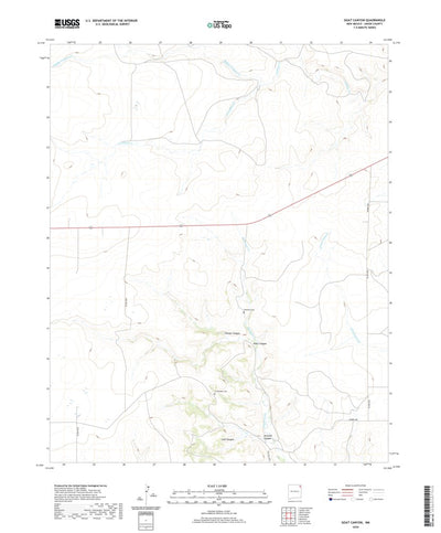 United States Geological Survey Goat Canyon, NM (2020, 24000-Scale) digital map