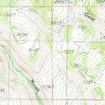 United States Geological Survey Goat Creek, NV (1986, 24000-Scale) digital map