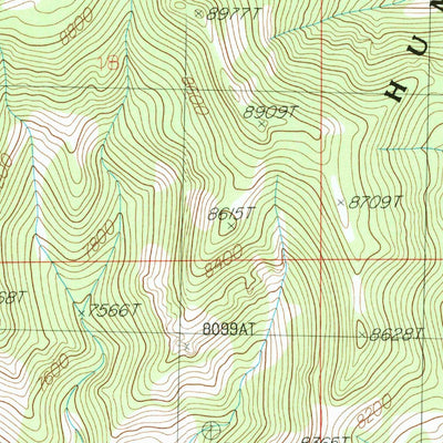 United States Geological Survey Goat Creek, NV (1986, 24000-Scale) digital map