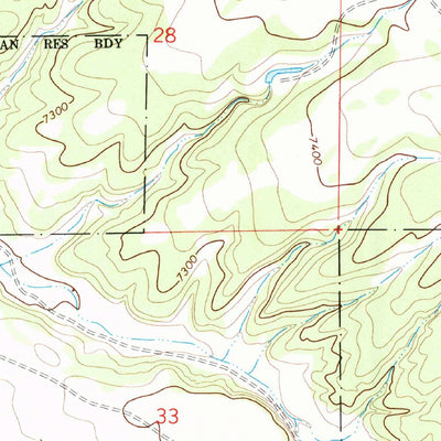 United States Geological Survey Goat Hill, NM (1967, 24000-Scale) digital map