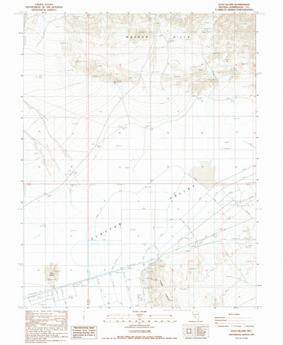 United States Geological Survey Goat Island, NV (1987, 24000-Scale) digital map