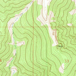 United States Geological Survey Goat Mountain, ID-MT (1965, 24000-Scale) digital map