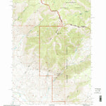 United States Geological Survey Goat Mountain, ID-MT (1997, 24000-Scale) digital map