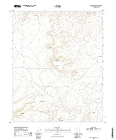 United States Geological Survey Goat Mountain, NM (2020, 24000-Scale) digital map