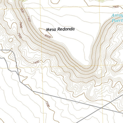 United States Geological Survey Goat Mountain, NM (2020, 24000-Scale) digital map