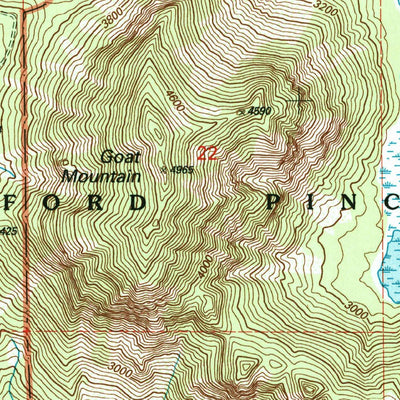United States Geological Survey Goat Mountain, WA (2000, 24000-Scale) digital map
