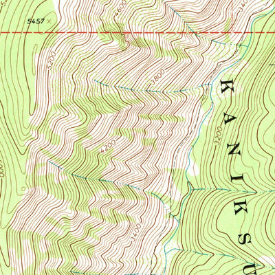 United States Geological Survey Goat Peak, MT (1966, 24000-Scale) digital map