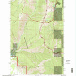 United States Geological Survey Goat Peak, MT (1997, 24000-Scale) digital map