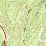 United States Geological Survey Goat Peak, MT (1997, 24000-Scale) digital map
