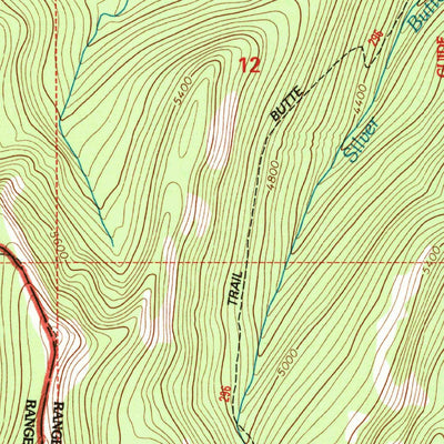 United States Geological Survey Goat Peak, MT (1997, 24000-Scale) digital map