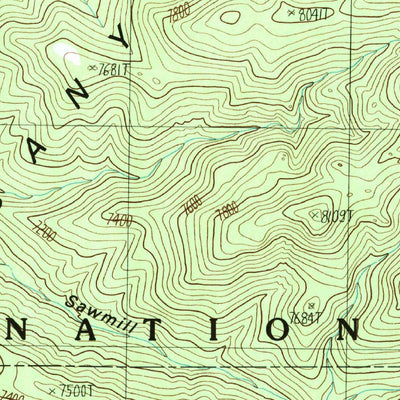 United States Geological Survey Goat Ranch Springs, NV (1985, 24000-Scale) digital map
