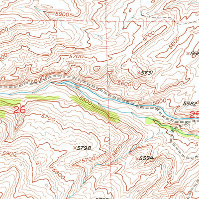 United States Geological Survey Gobblers Knob, MT (1951, 24000-Scale) digital map