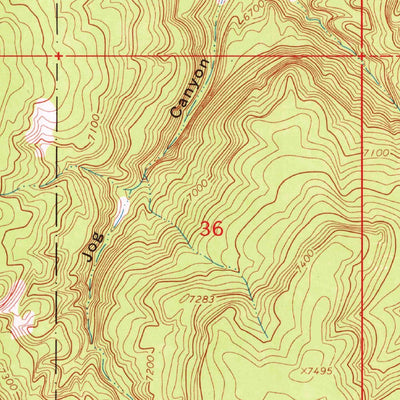 United States Geological Survey Gobernador, NM (1963, 24000-Scale) digital map