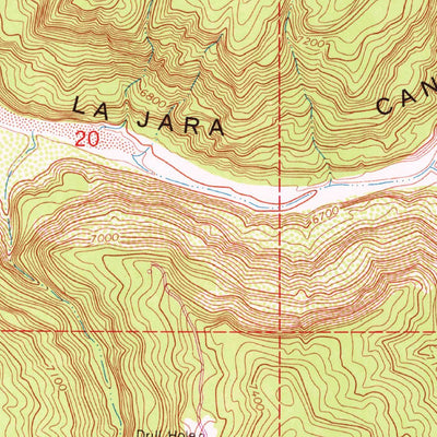 United States Geological Survey Gobernador, NM (1963, 24000-Scale) digital map