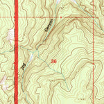 United States Geological Survey Gobernador, NM (1995, 24000-Scale) digital map